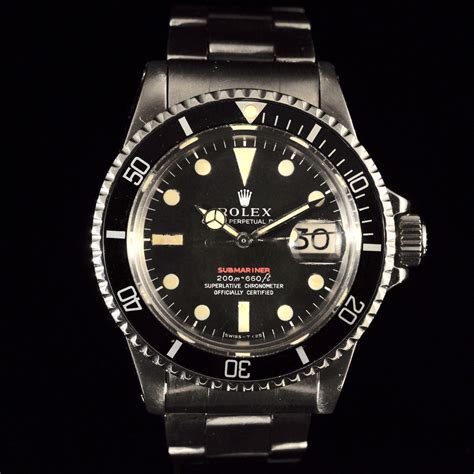 rolex red face watch|rolex 1680 red submariner years.